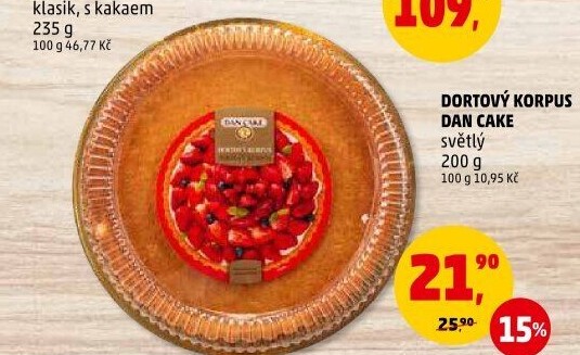 Dortový korpus Dan Cake