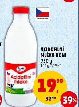 Mléko acidofilní Boni
