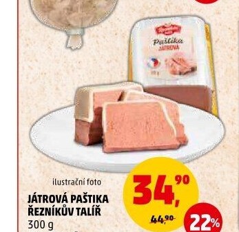 Paštika játrovka Řezníkův talíř