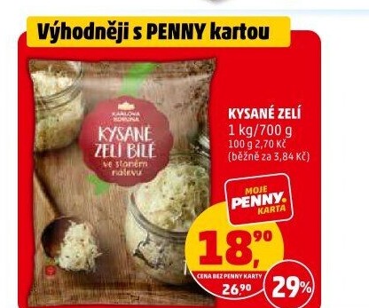 Zelí bílé kysané Karlova Koruna