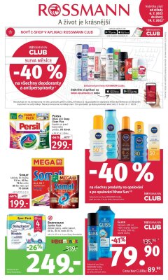 akční leták ROSSMANN drogerie 6.7.2022-19.7.2022