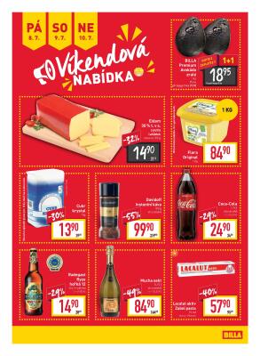 akční leták BILLA 7.7.2022-12.7.2022