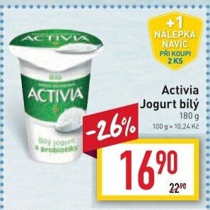 Bílý jogurt Activia Danone