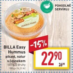 Hummus pikant Easy Billa