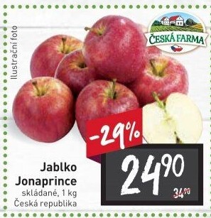 Jablka Jonaprince Česká Farma