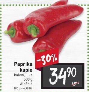 Paprika červená kapie