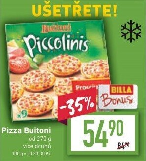Pizza mražená Buitoni