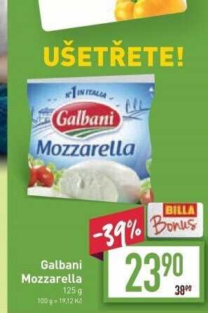 Sýr Mozzarella Galbani