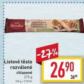 Těsto listové Wewalka