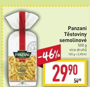 Těstoviny Panzani