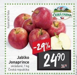 Jablka Jonaprince Česká Farma