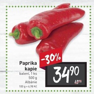 Paprika červená kapie