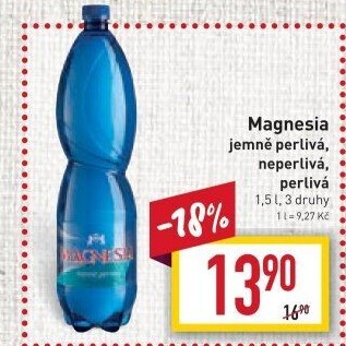 Přírodní voda Magnesia