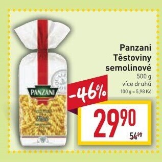 Těstoviny Panzani