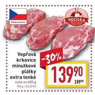 Vepřová krkovice bez kosti Vocílka