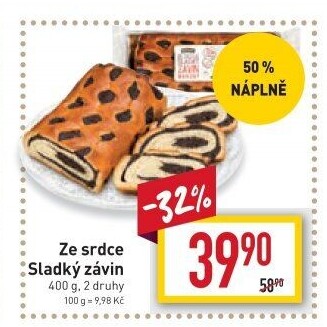 Závin Ze srdce sladký Penam
