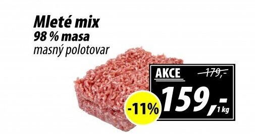 Mleté maso mix