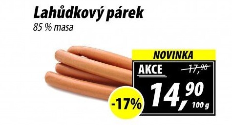 Párky lahůdkové