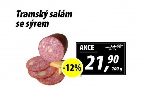 Salám trampský se sýrem
