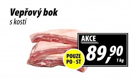 Vepřový bok s kostí