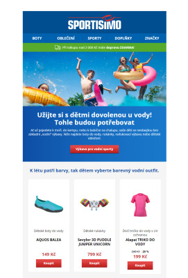 akční leták Sportisimo 10.7.2022-15.7.2022