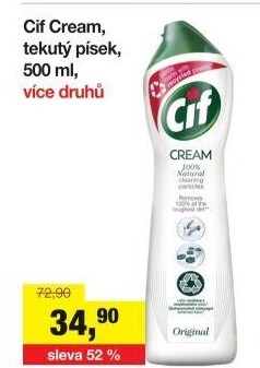 Krémový čistič Cif Cream