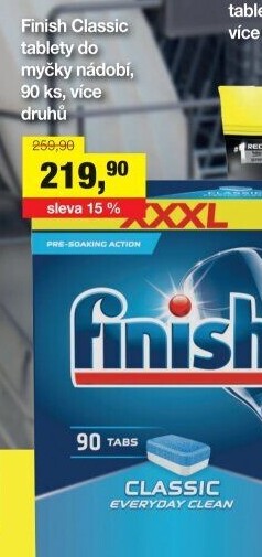 Tablety do myčky Classic Finish