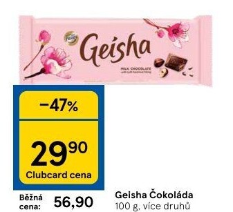 Čokoláda Geisha