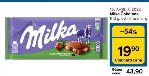 Čokoláda Milka