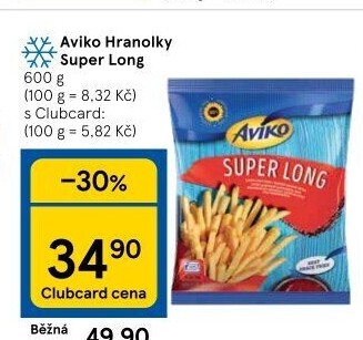 Hranolky mražené Super Long Aviko