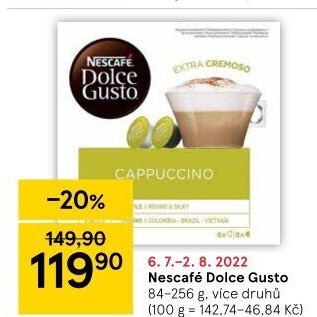 Kapsle Dolce Gusto Nescafé