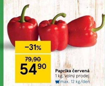 Paprika červená