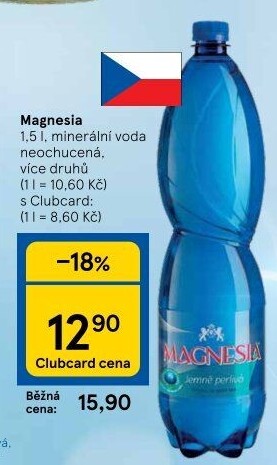 Přírodní voda Magnesia