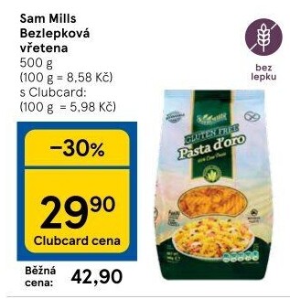 Těstoviny bez lepku Sam Mills