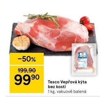 Vepřová kýta bez kosti Tesco
