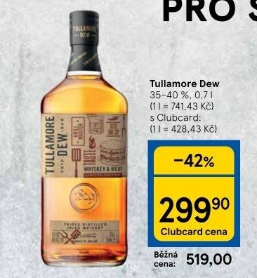 Whisky irská Tullamore Dew