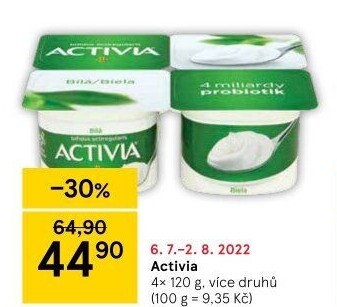 Bílý jogurt Activia Danone