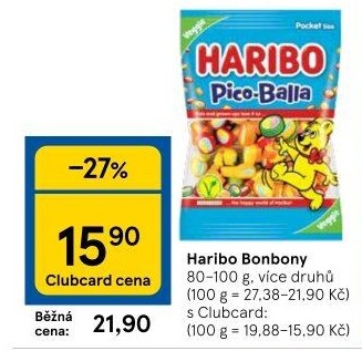 Bonbony želé Haribo