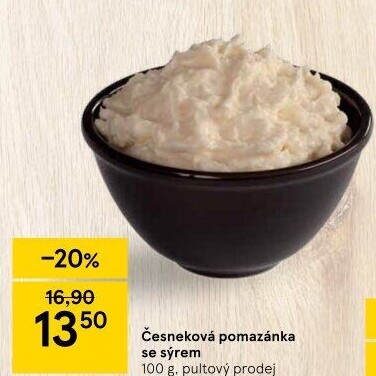 Česneková pomazánka se sýrem