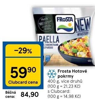 Hotová mražená jídla Frosta