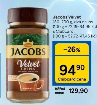 Instantní káva Jacobs Velvet