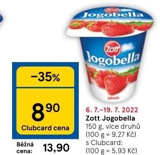 Jogurt Jogobella Zott