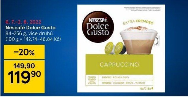 Kapsle Dolce Gusto Nescafé