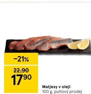Matjesy v oleji