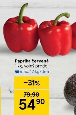 Paprika červená