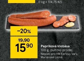 Papriková klobása