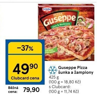 Pizza mražená Guseppe Dr. Oetker