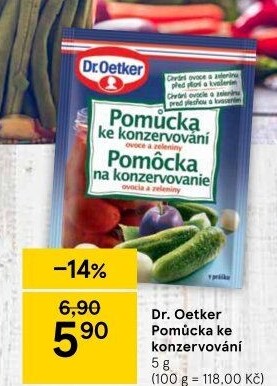 Pomůcka ke konzervování Dr. Oetker