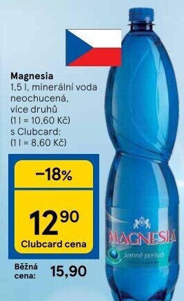Přírodní voda Magnesia