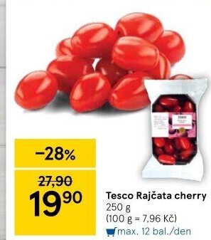 Rajčata cherry Tesco